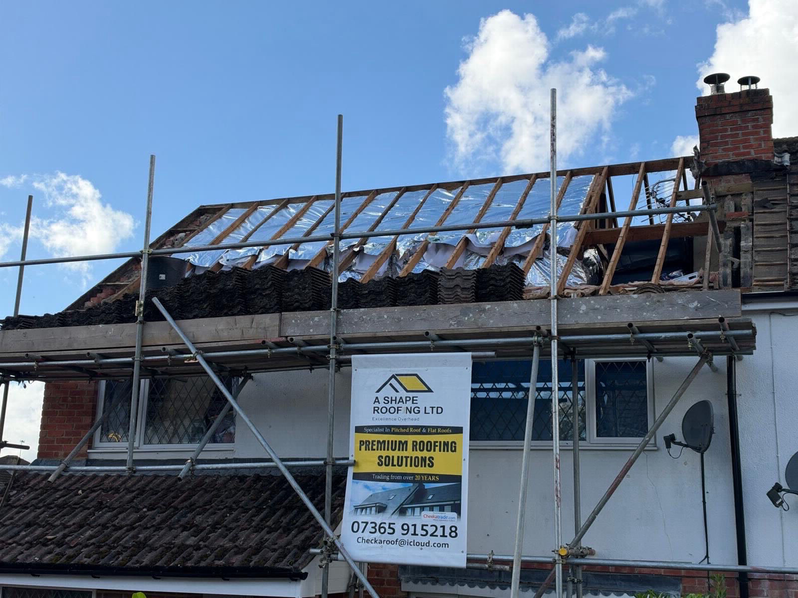 A SHAPE ROOFING LTD work sample 1